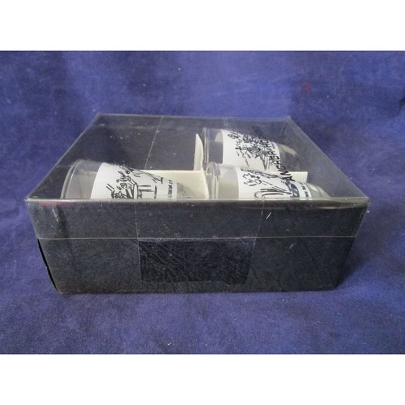 Inappropriate Bad Boy Cartoon Shot Glasses Vintage Anchor Hocking Three IOP - Picture 11 of 14